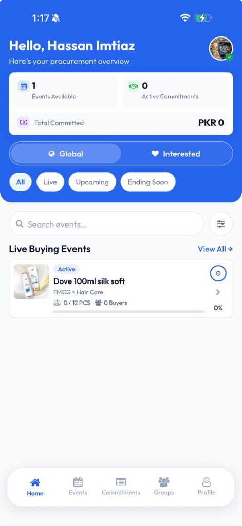 Buy Together, procurement overview and live buying events