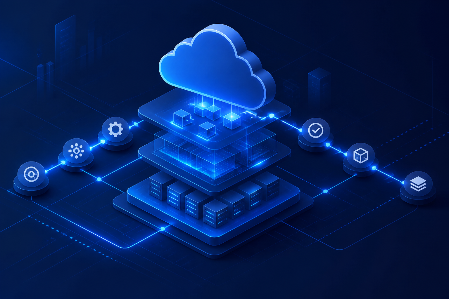 Abstract cloud infrastructure layers and delivery pipelines