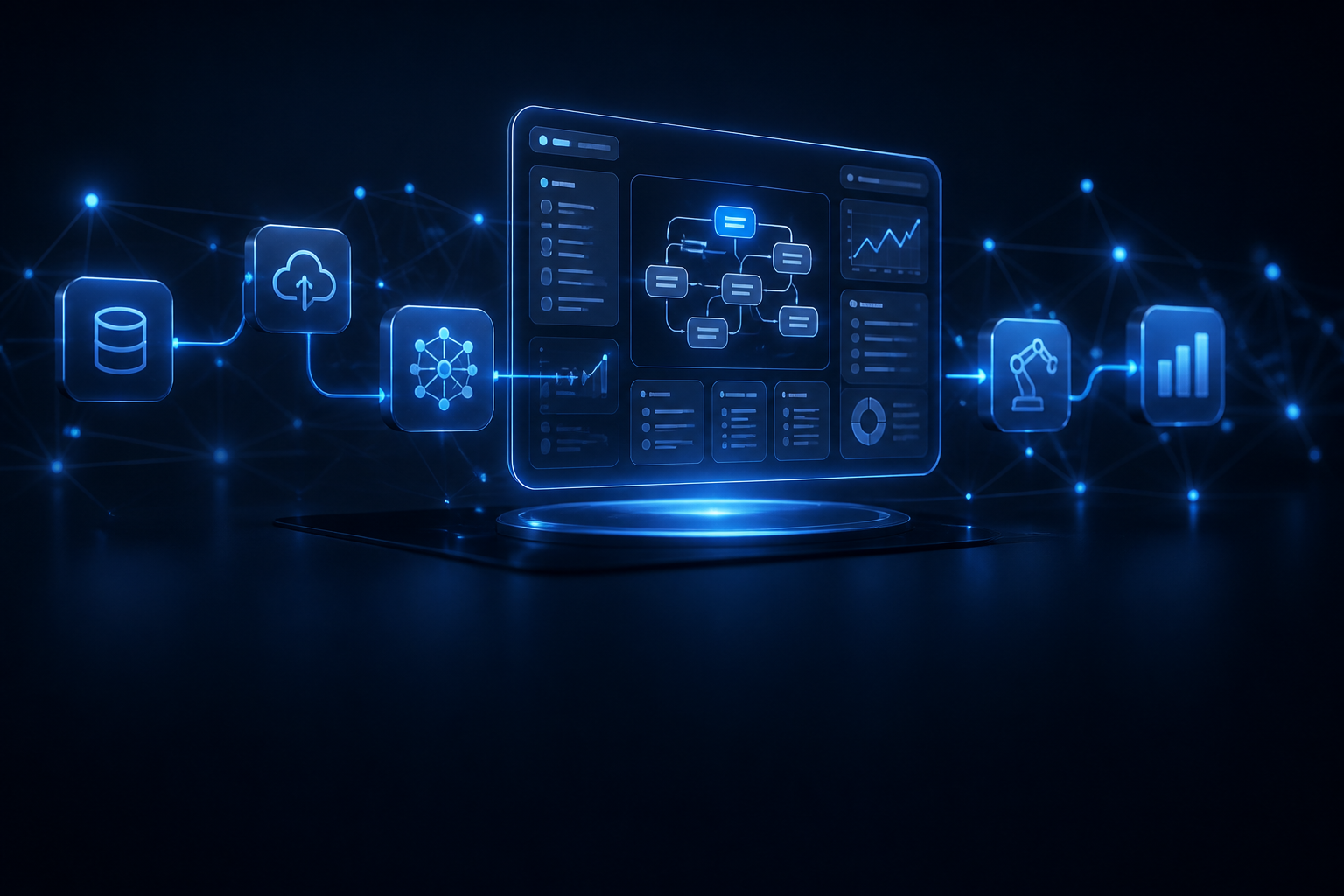 AI automation workflows and connected systems