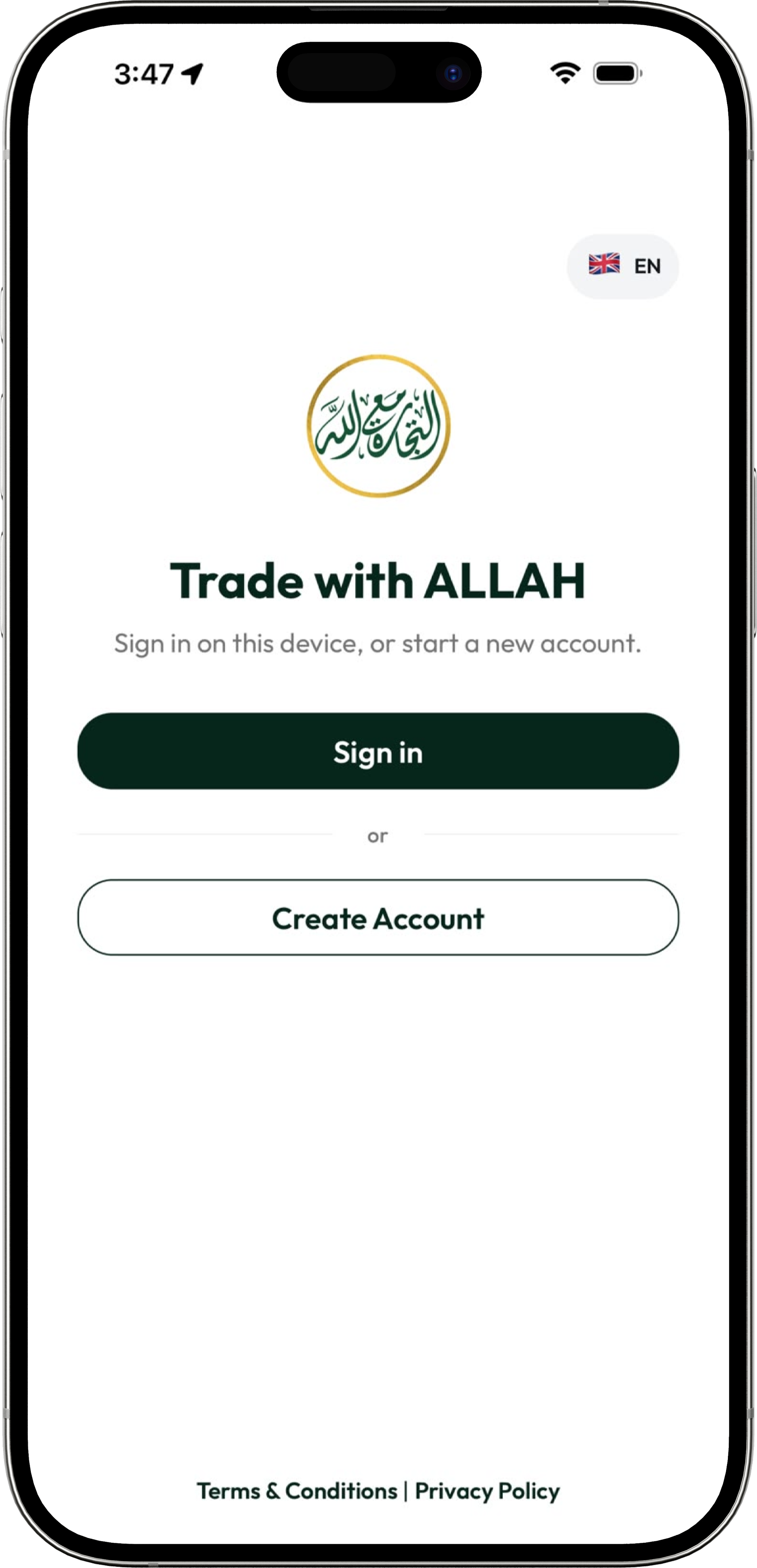 Sign in, biometric and OTP authentication